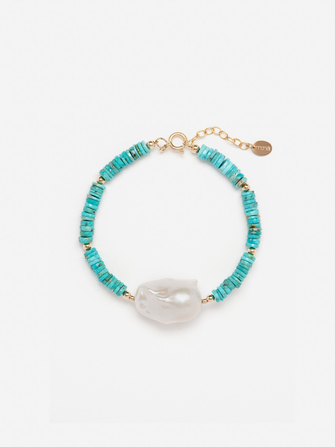 Arizona Turquoise Accent Pearl Bracelet