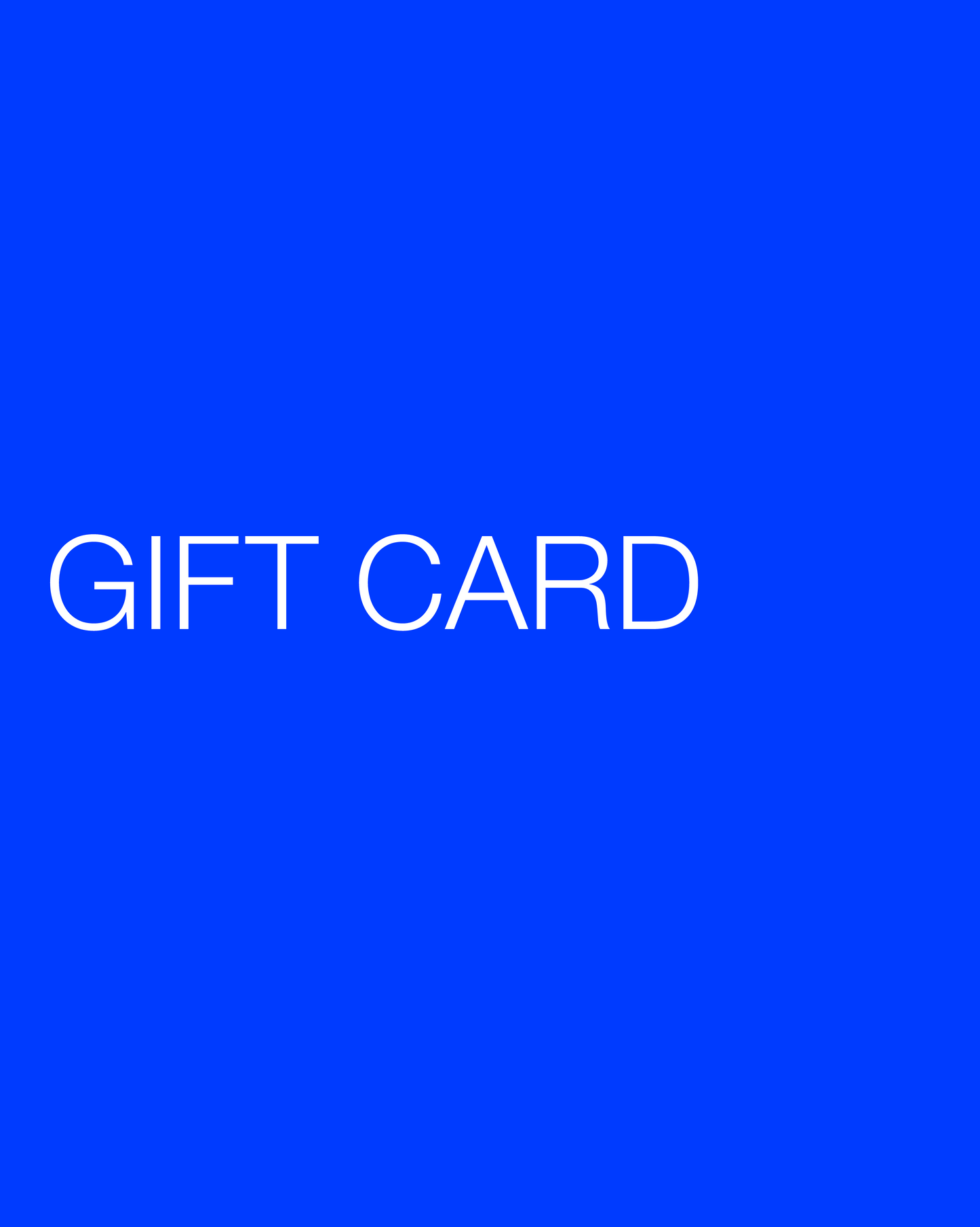 Gift card